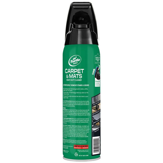 Turtle Wax Limpiador de Alfombras y Tapicería Oxy Power en Espuma – Limpieza Profunda 18 oz