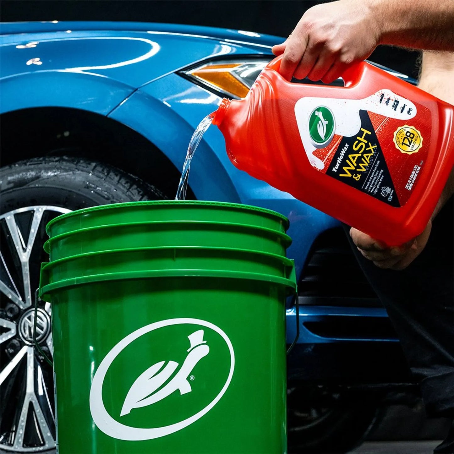 Turtle Wax Shampoo con Cera Wash & Wax – Deep Cleaning and Shine 3.78 L
