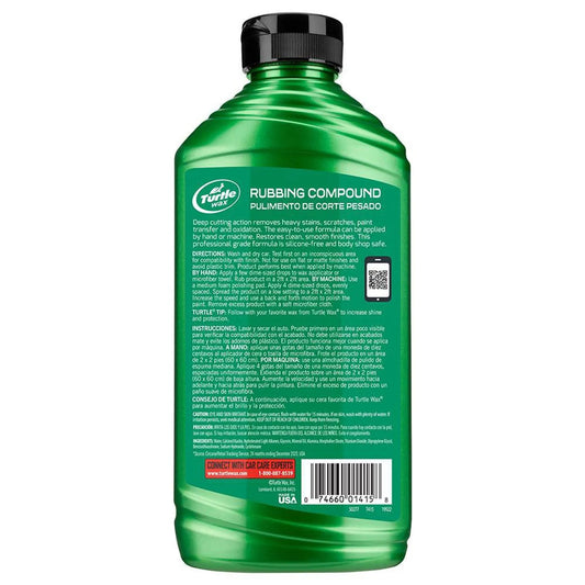 Turtle Wax Compuesto Pulidor de Corte Pesado – Restauración Profunda 532 ml