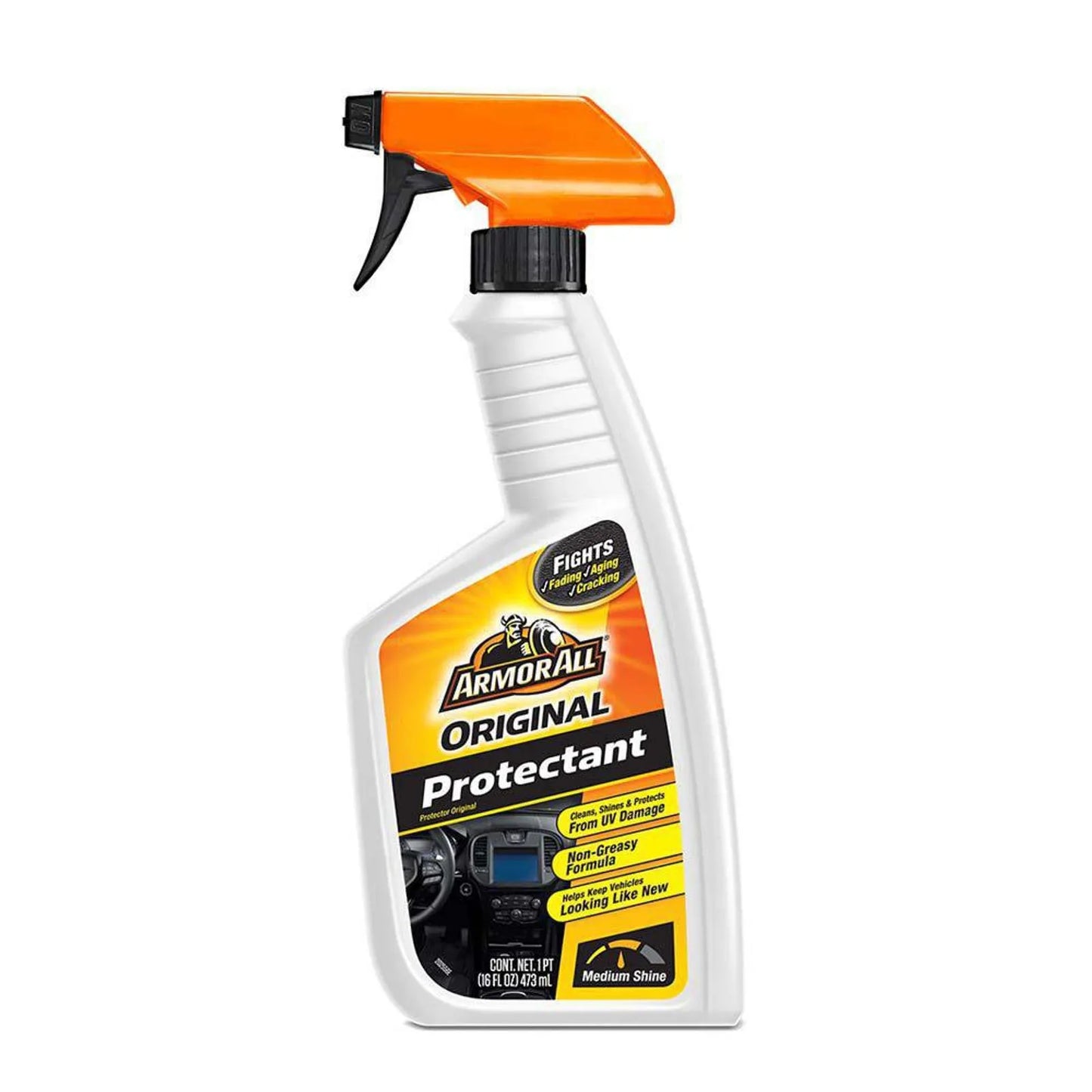 Armor All Protector para Vinil y Plásticos de Interior en Spray – Brillo y Protección 473 ml