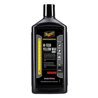 Meguiar's Cera Líquida Mirror Glaze Hi-Tech Yellow Wax – Brillo Profundo y Protección 16 oz