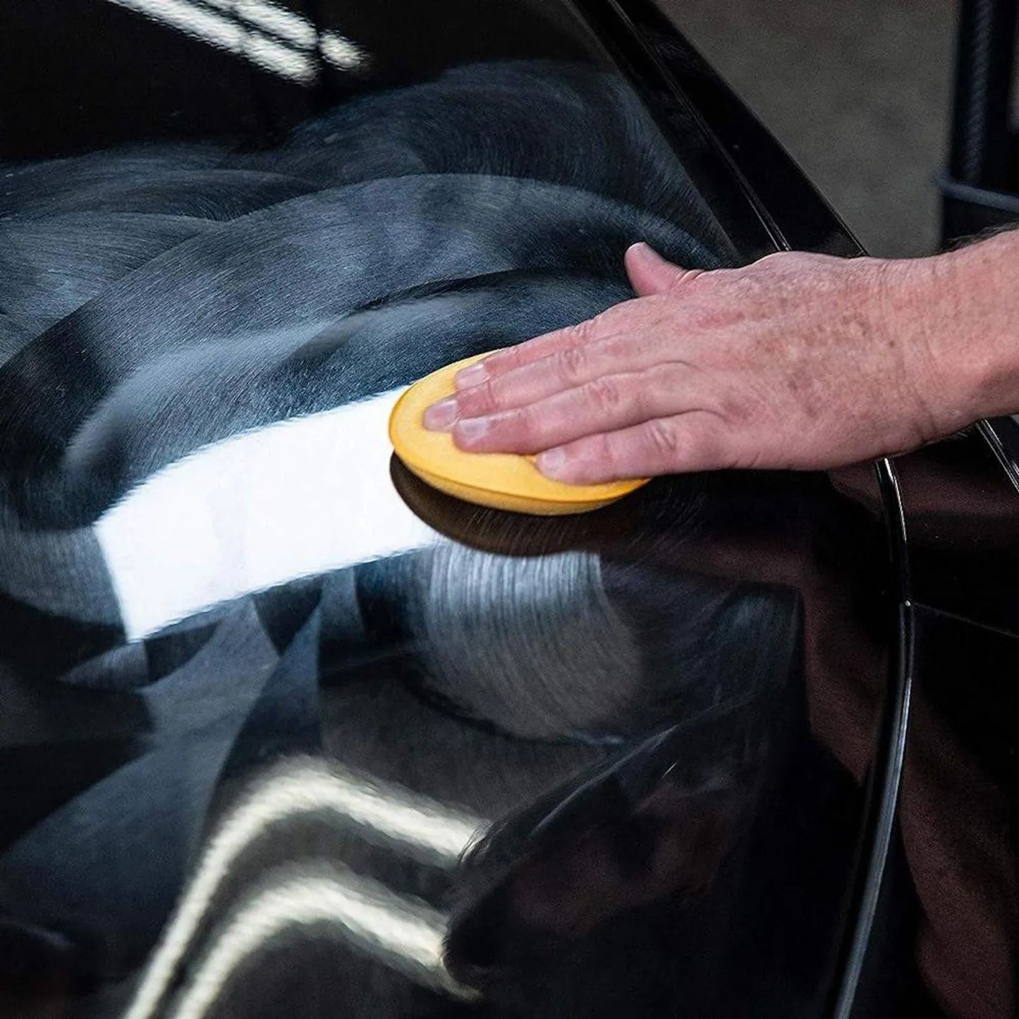 Meguiar's Cera Líquida Mirror Glaze Hi-Tech Yellow Wax – Brillo Profundo y Protección 16 oz