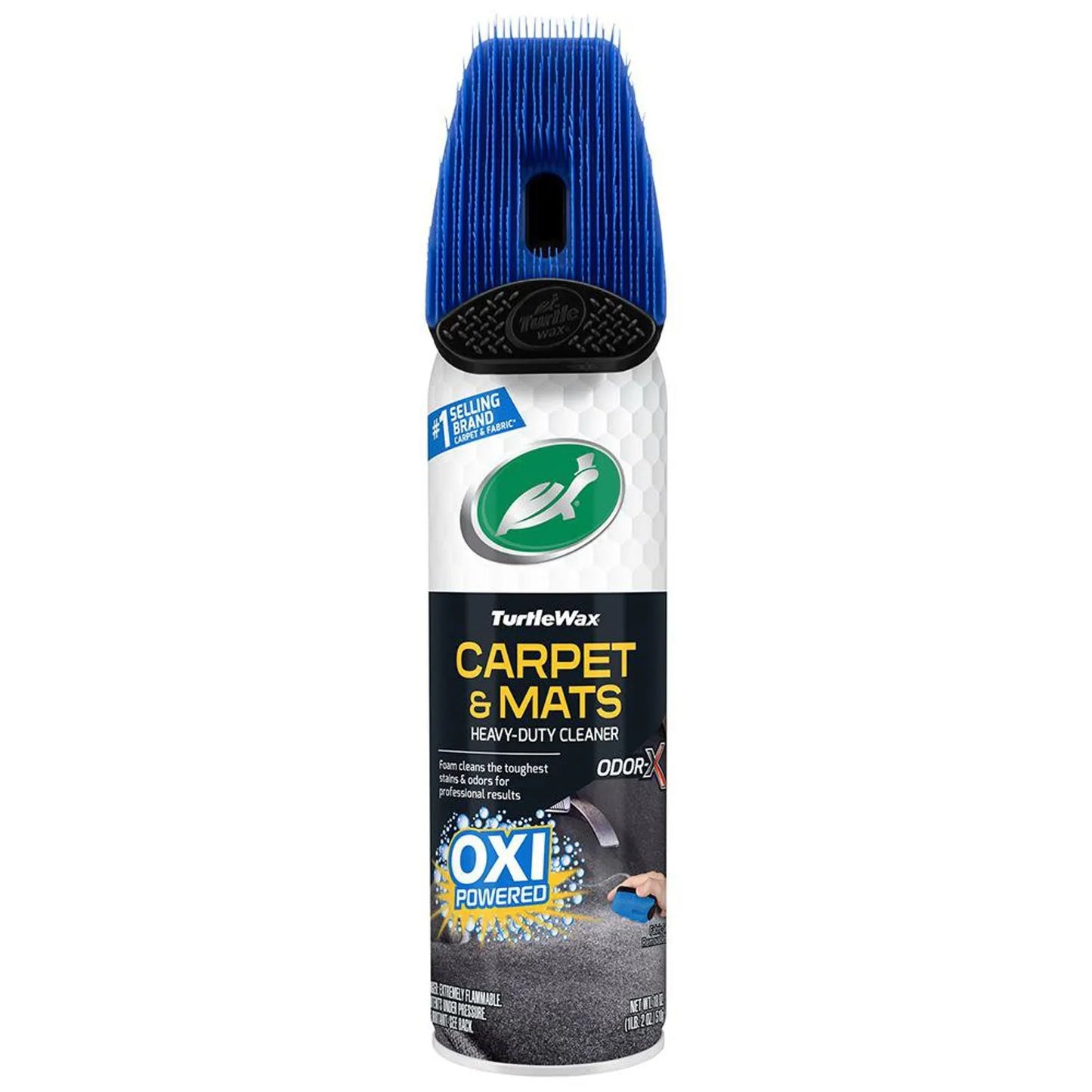Turtle Wax Limpiador de Alfombras y Tapicería Oxy Power en Espuma – Limpieza Profunda 18 oz