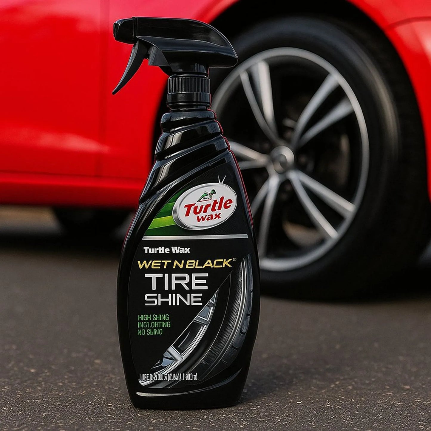 Turtle Wax Spray Abrillantador de Llantas – Brillo Intenso 680 ml