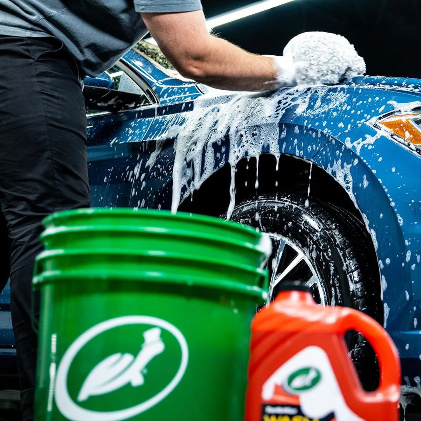 Turtle Wax Shampoo con Cera Wash & Wax – Deep Cleaning and Shine 3.78 L