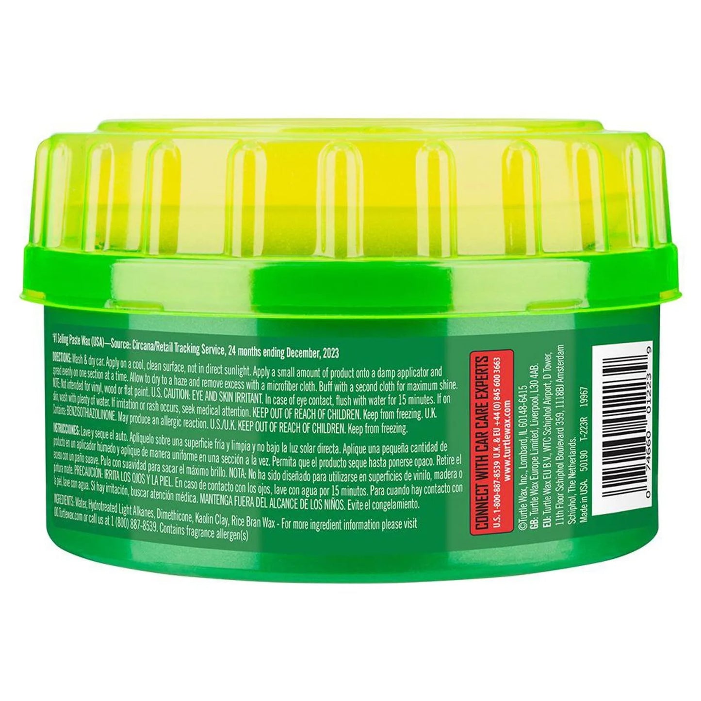 Turtle Wax Super Hard Shell Paste Wax – Long-Lasting Protection and Shine 397 g