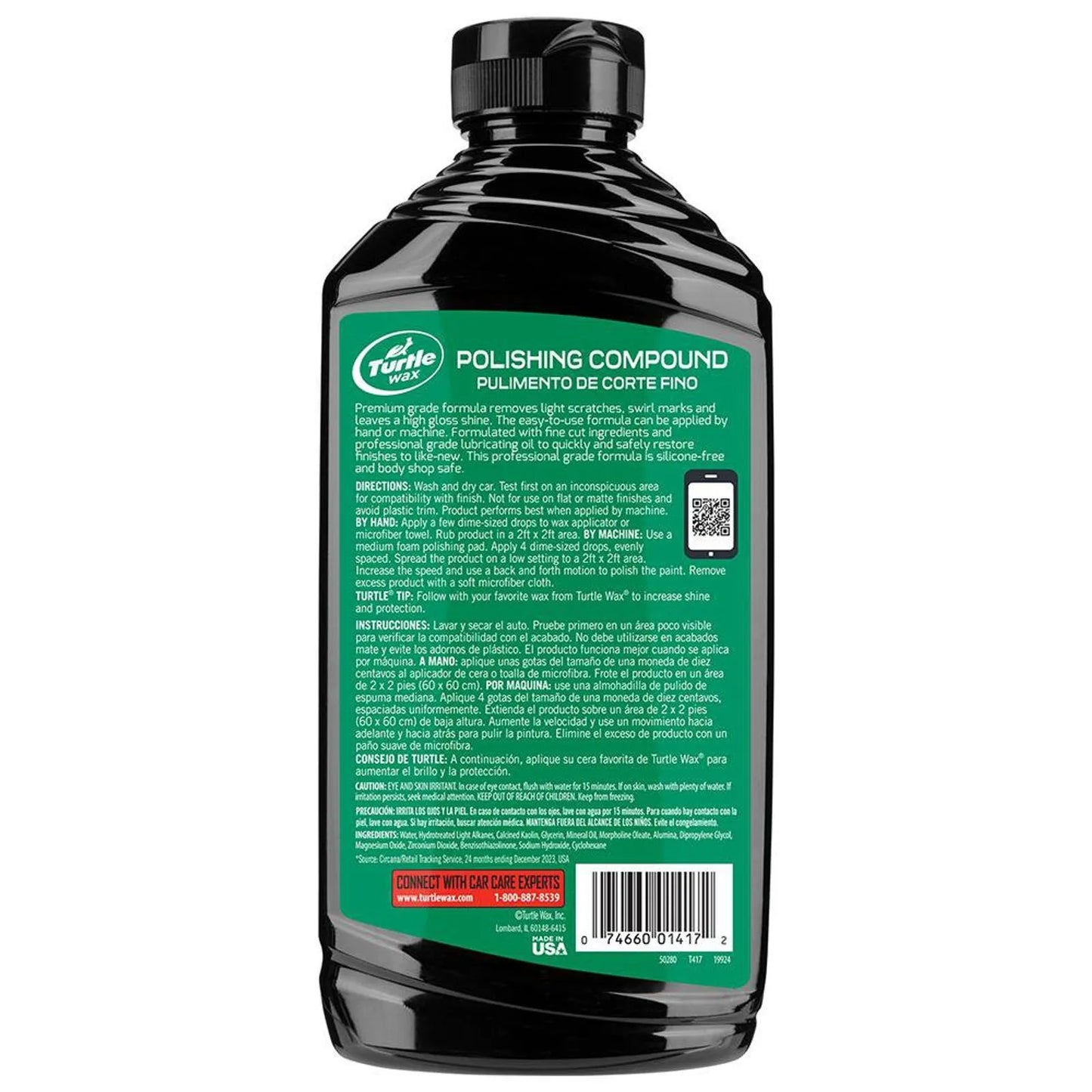 Turtle Wax Premium Polishing Compound Liquid Car Polish – Restoration and Shine 532 ml