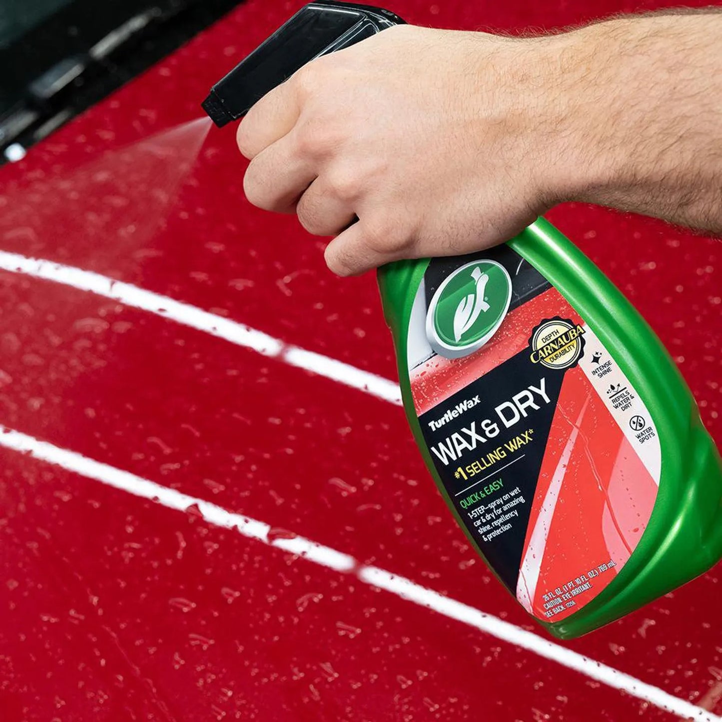 Cera en espray Turtle Wax Wet & Dry con Carnauba – 680 ml