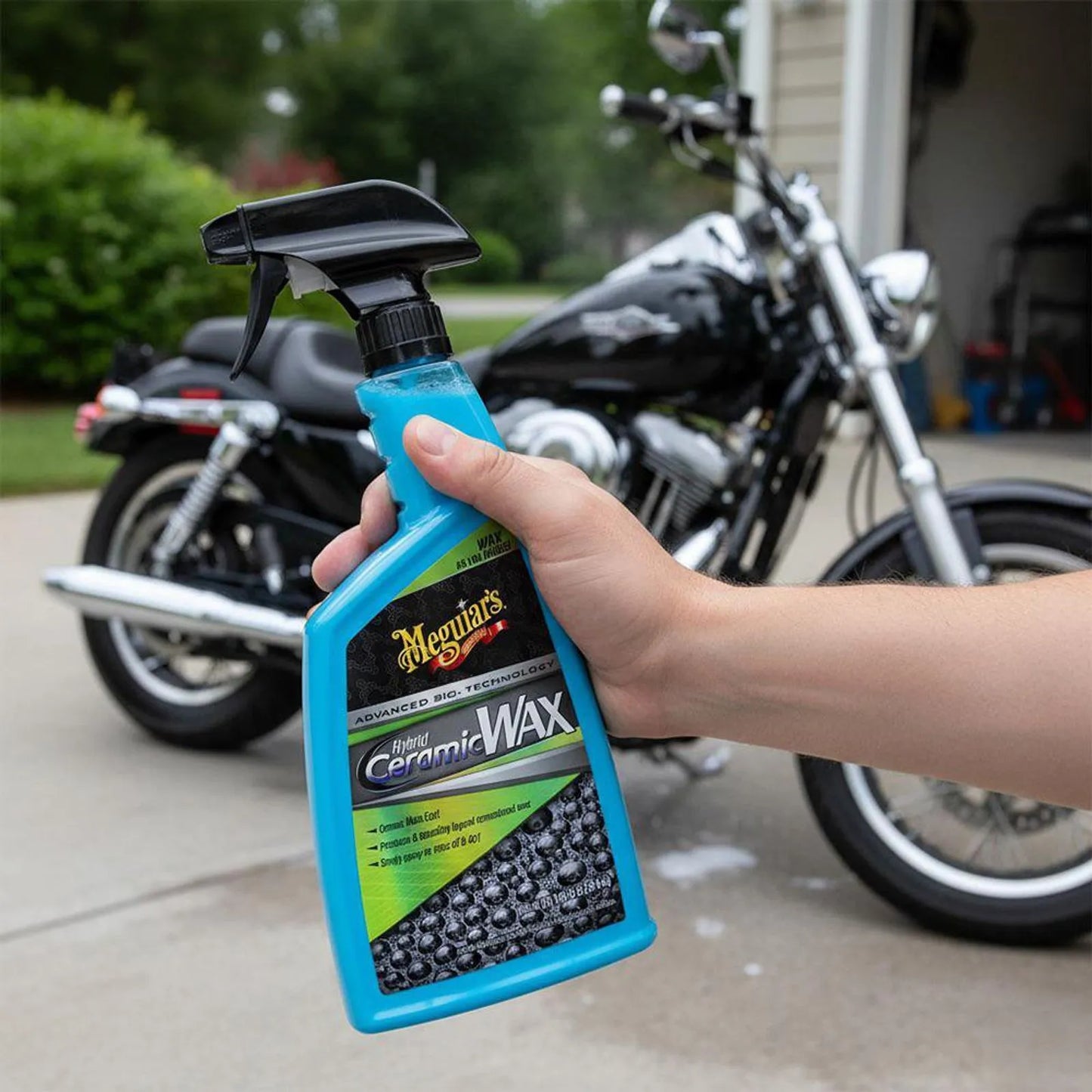 Meguiar's Cera Cerámica Hybrid en Spray – Brillo y Protección Avanzada 26 oz