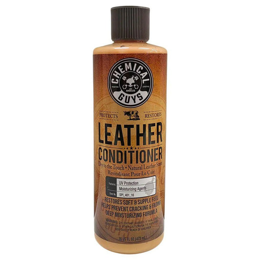 Chemical Guys Acondicionador e Hidratante para Cuero de Coche – Protección y Suavidad 473 ml