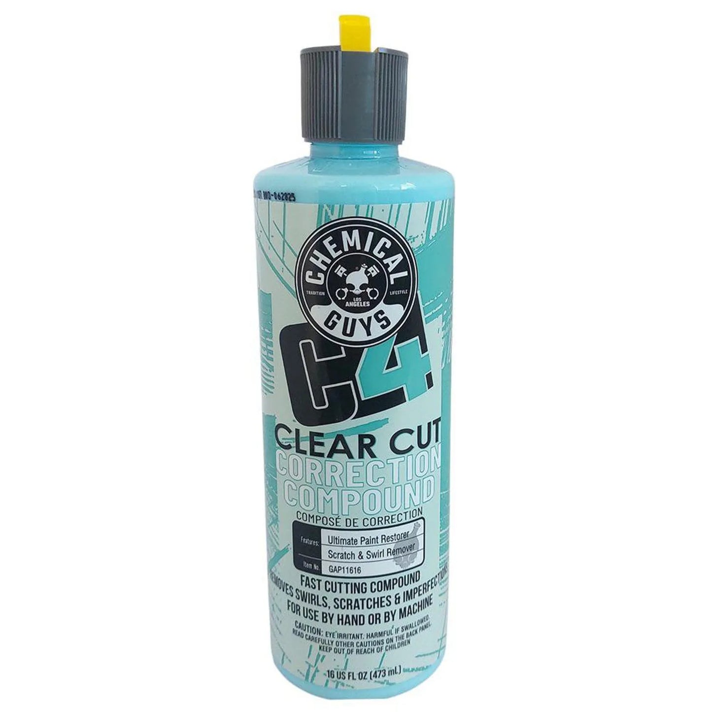Chemical Guys C4 Clear Cut Strong Cutting Polish - Correction and Restoration 473 ml