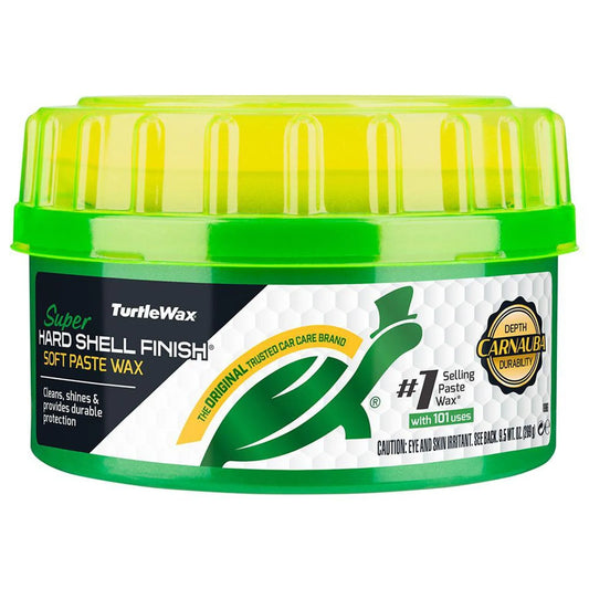 Turtle Wax Super Hard Shell Paste Wax – Long-Lasting Protection and Shine 397 g