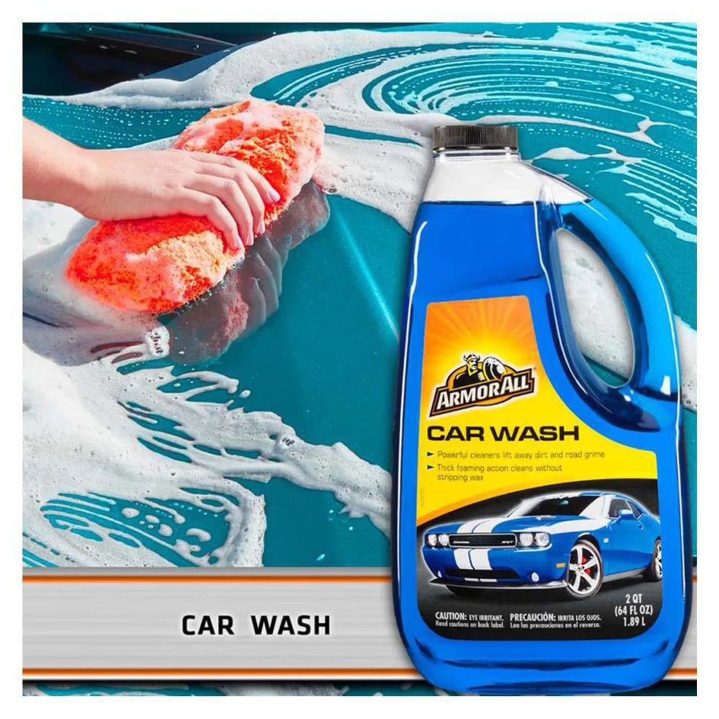 Armor All Shampoo para Auto Armor All Car Wash – Limpieza y Brillo 1.89 L