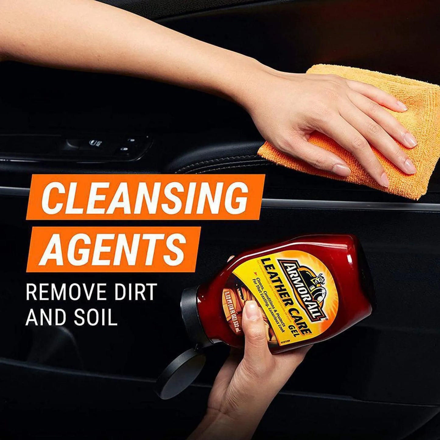 Armor All Gel para Cuidado de Cuero Leather Care – Protección y Suavidad 532 ml