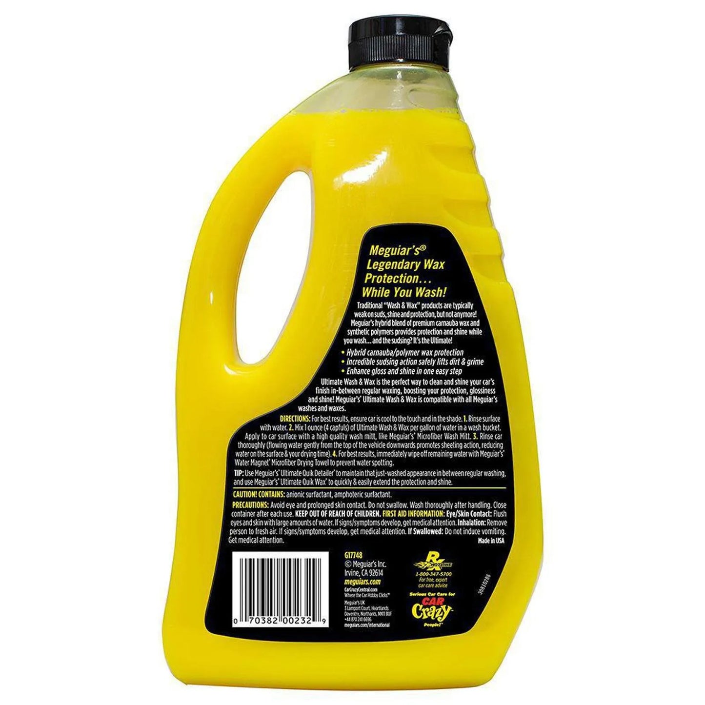 Meguiar's Shampoo with Wax – Long-Lasting Clean and Shine 14 L